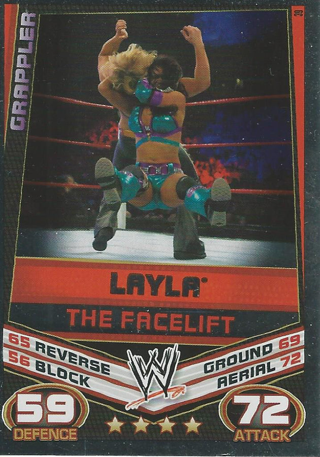 WWE Topps Slam Attax Rebellion 2012 Layla #39