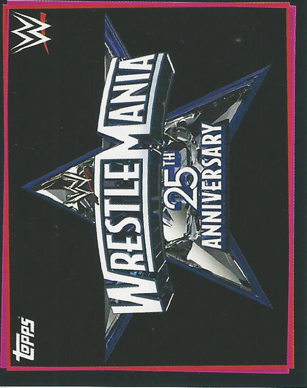 WWE Topps Road to Wrestlemania Stickers 2021 Logo #118