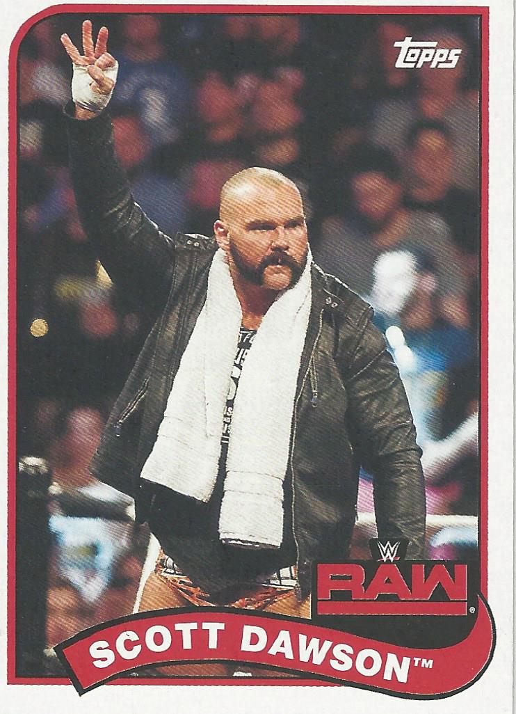 WWE Topps Heritage 2018 Scott Dawson #118