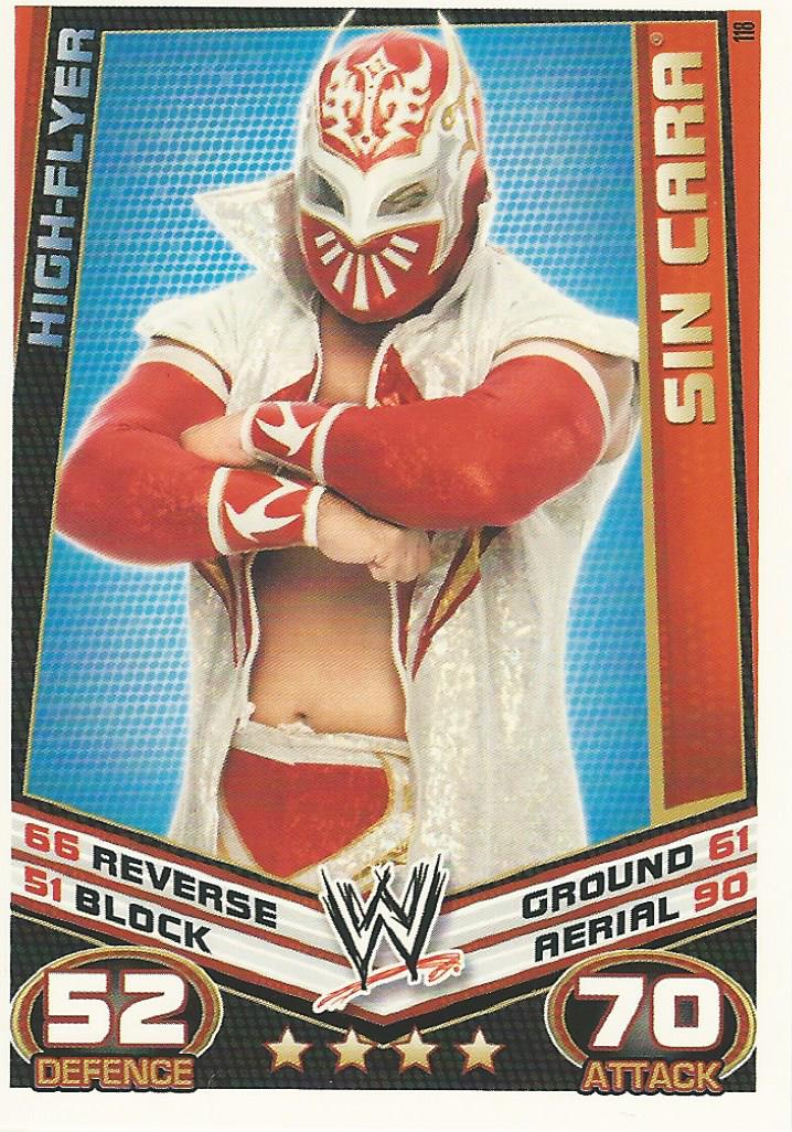 WWE Topps Slam Attax Rebellion 2012 Sin Cara #118