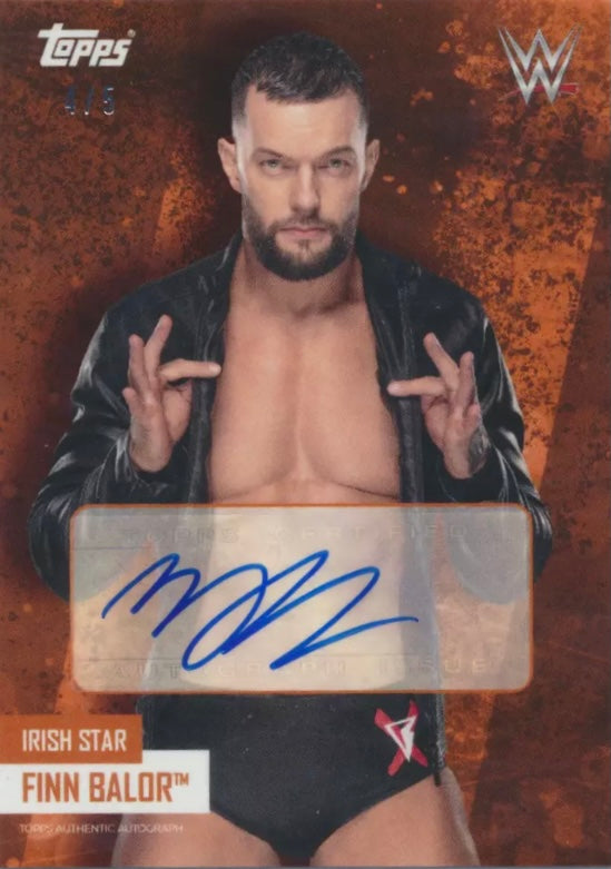 Irish Star – Finn Balor trading card PW Catalog