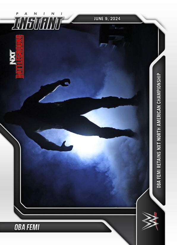 OBA Femi – OBA Femi Retains NXT North American Championship trading card PW Catalog