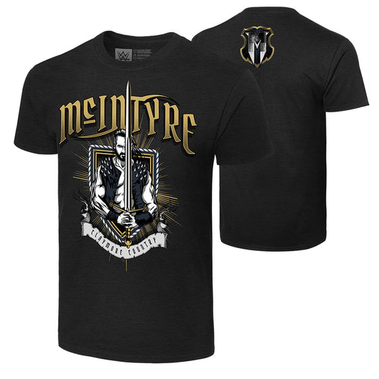 Drew McIntyre "Claymore Country" Authentic T-Shirt T-Shirt PW Catalog