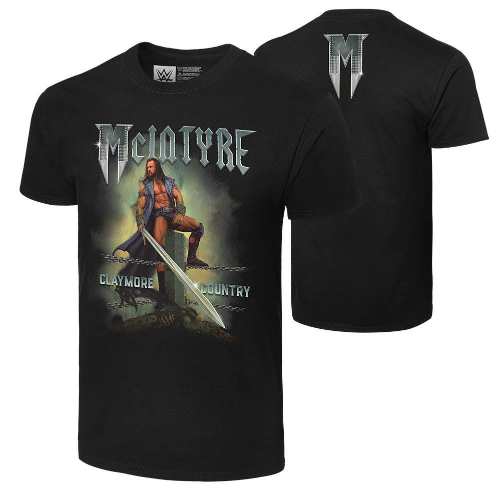 Drew McIntyre "Claymore Country" Special Edition T-Shirt T-Shirt PW Catalog