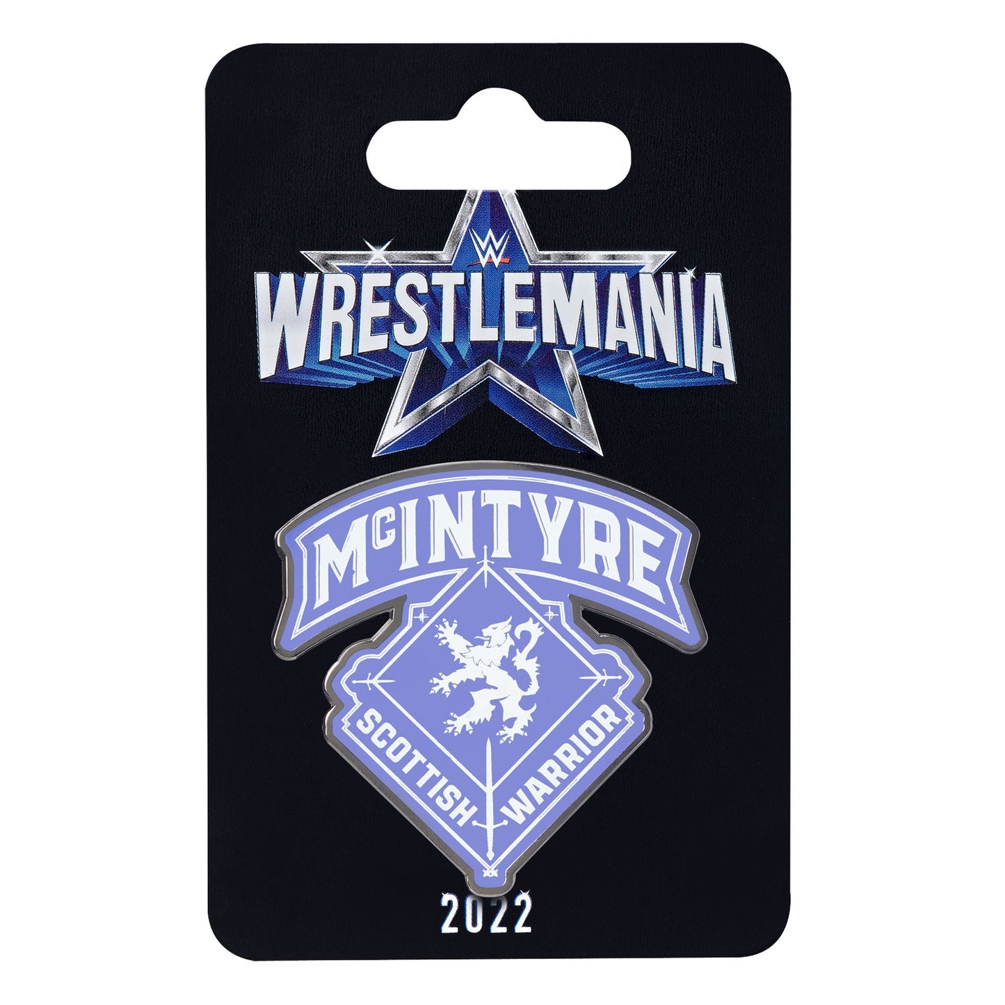 Drew McIntyre "Scottish Warrior" WrestleMania 38 Logo Pin