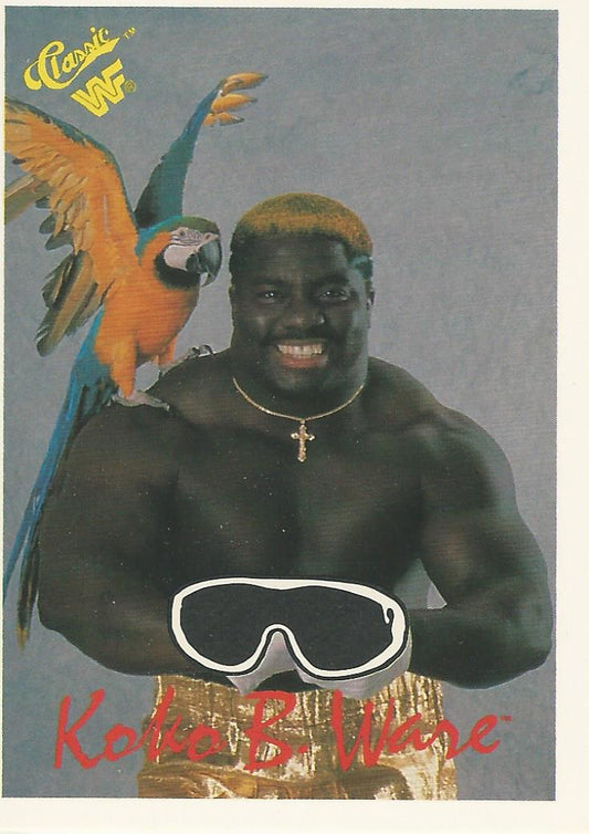 WWF Classic Trading Cards 1990 Koko B Ware No.119 trading card PW Catalog