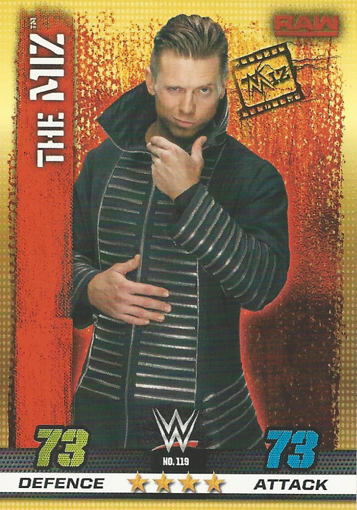 WWE Topps Slam Attax 10th Edition 2017 The Miz #119