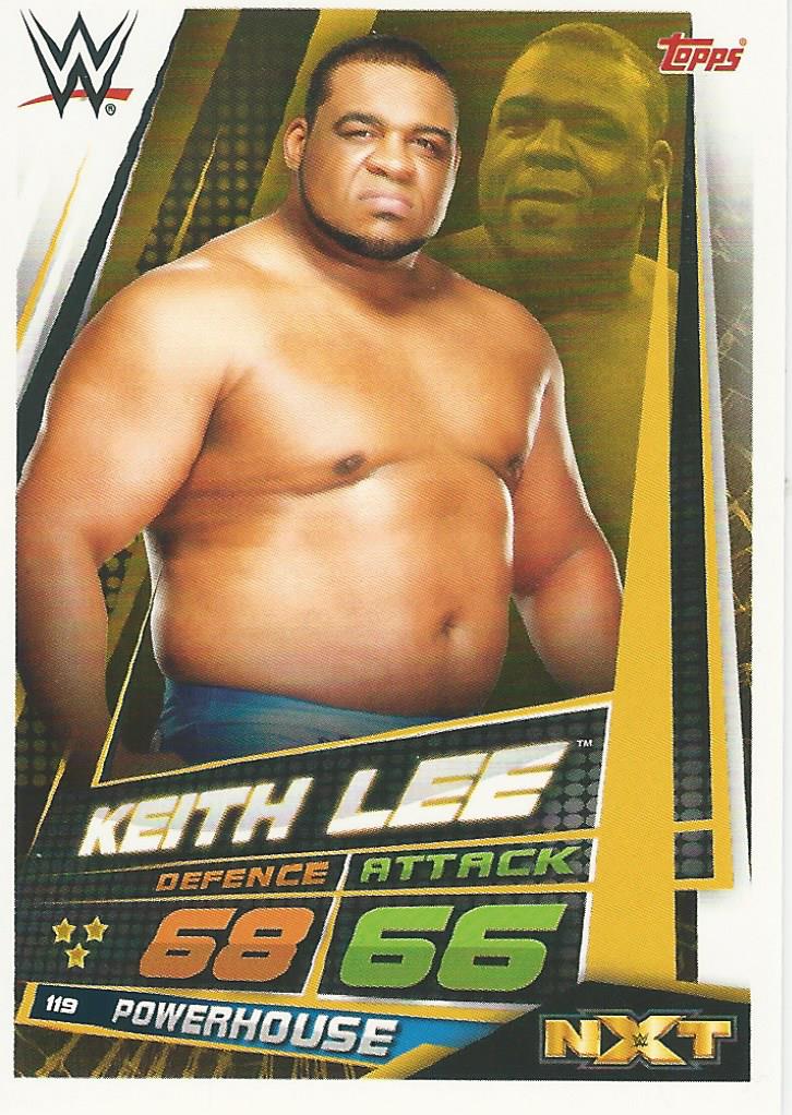 WWE Topps Slam Attax Universe 2019 Keith Lee #119