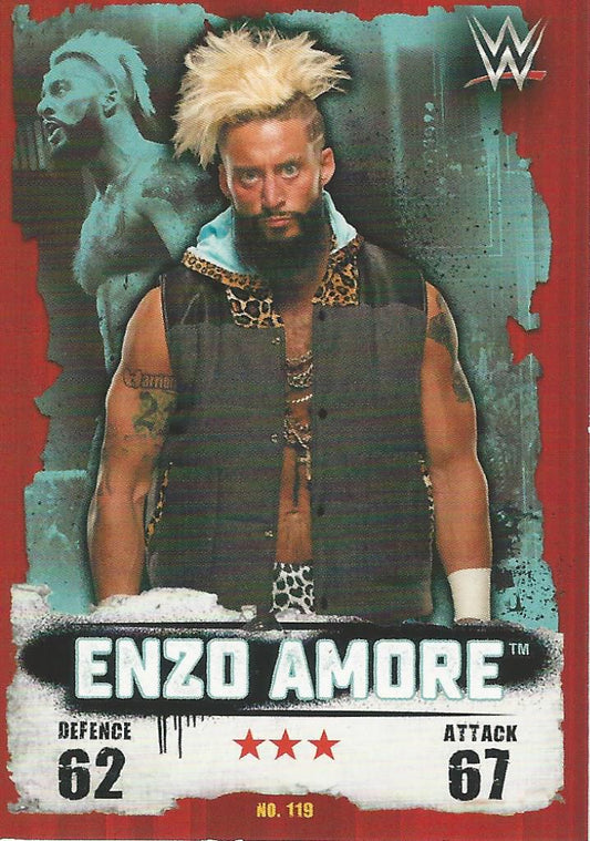 WWE Topps Slam Attax Takeover 2016 Enzo Amore #119