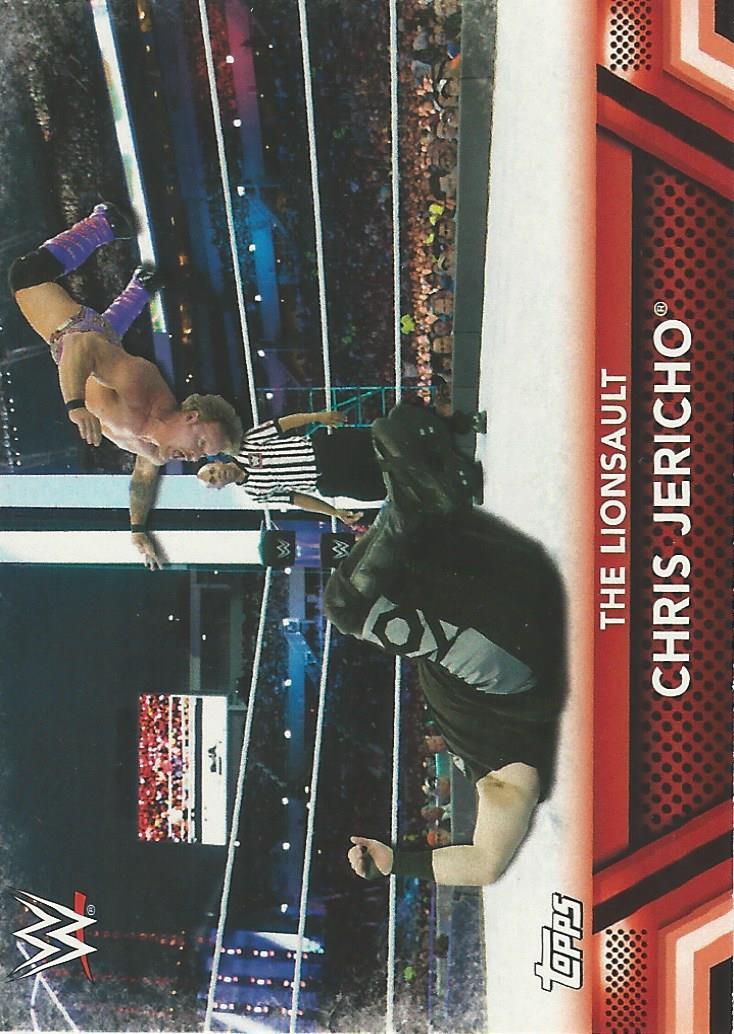 WWE Topps Then Now Forever 2017 Chris Jericho #F19