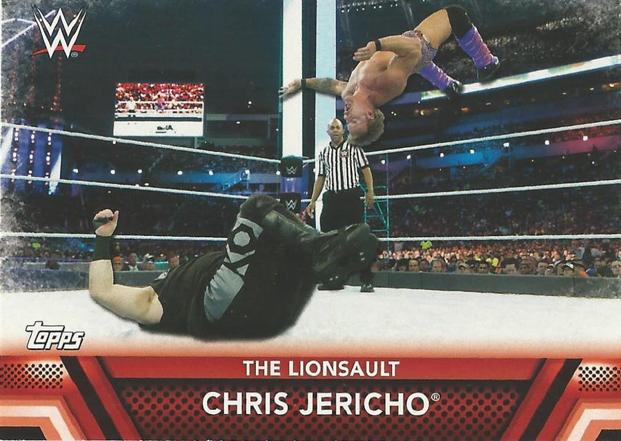 WWE Topps Then Now Forever 2017 Chris Jericho #F19