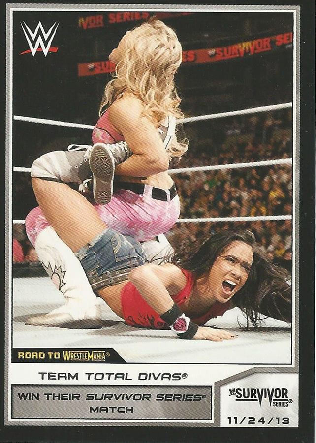 WWE Topps Road to Wrestlemania 2014 Natayla #59