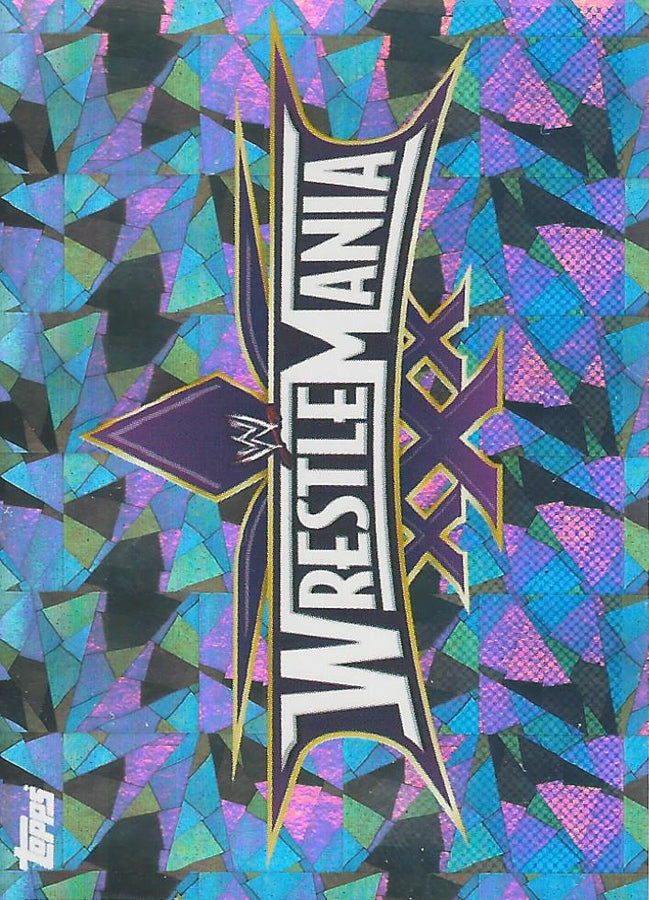 WWE Topps Road to Wrestlemania Stickers 2021 Logo #119