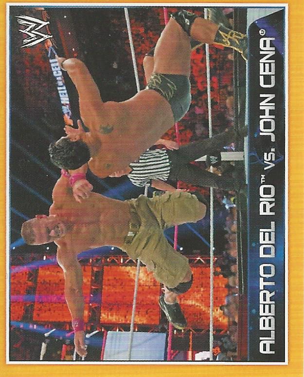 WWE Topps A-Z Sticker Collection 2014 John Cena vs Alberto Del Rio #119