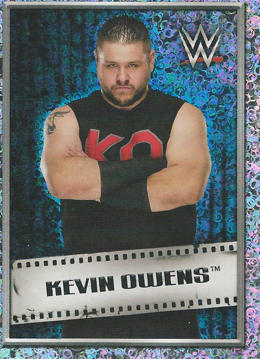 WWE Topps 2018 Stickers Kevin Owens Foil #119