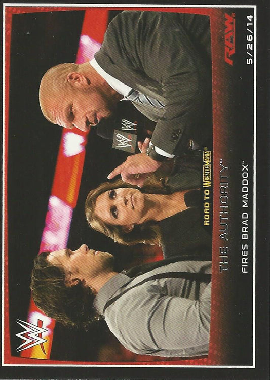 WWE Topps Road to Wrestlemania 2015 Triple H #19