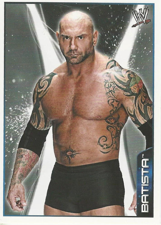 WWE Topps A-Z Sticker Collection 2014 Batista #11