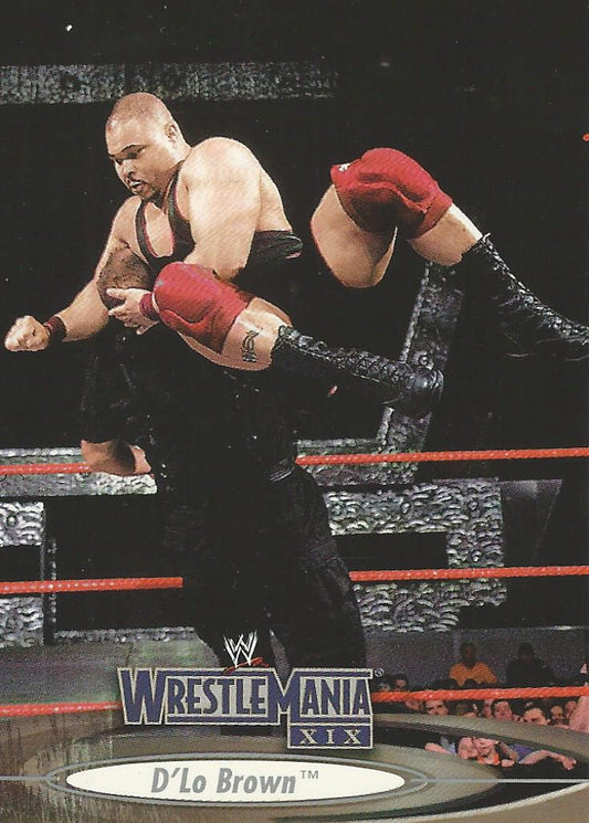 WWE Fleer Wrestlemania XIX 2003 D-Lo Brown #11