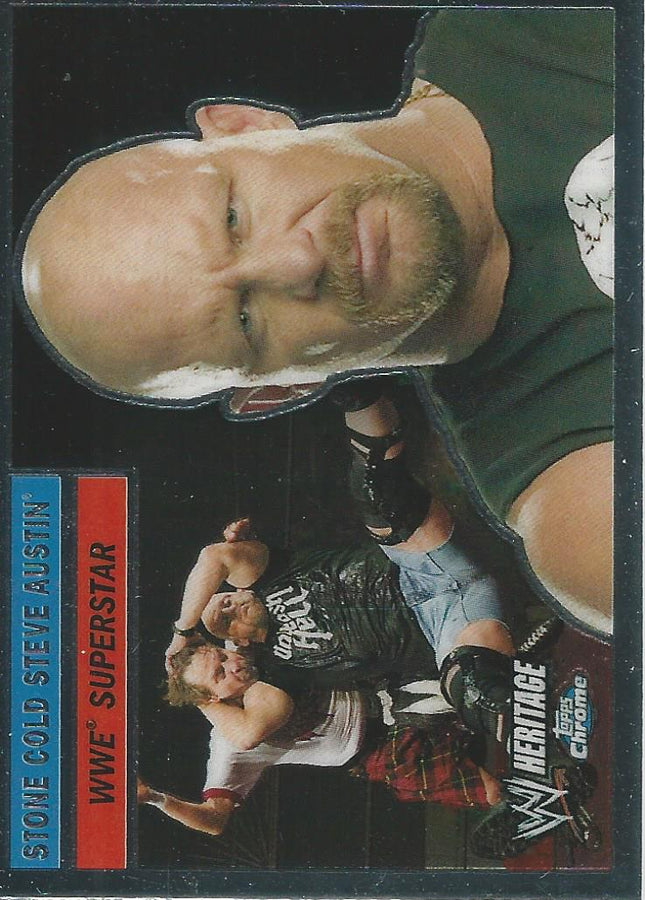 WWE Topps Chrome Heritage 2006 Stone Cold Steve Austin #11