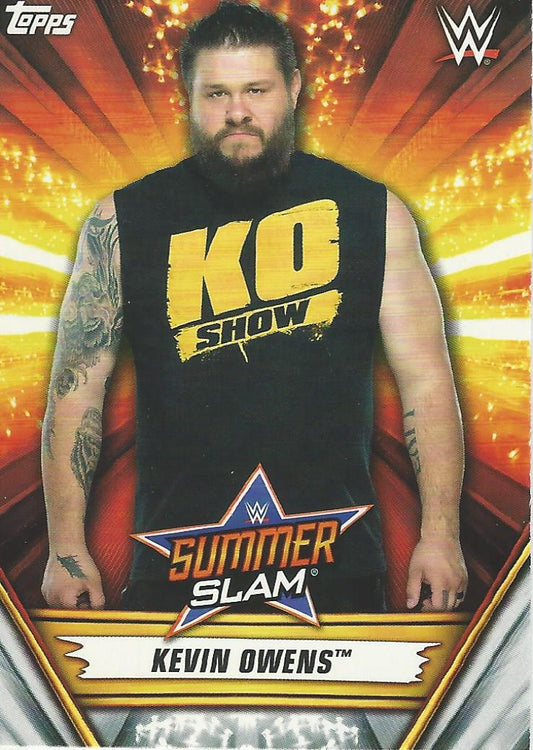 WWE Topps Summerslam 2019 Kevin Owens #11