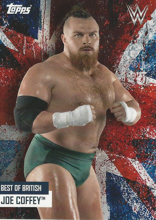 WWE Topps Best of British 2021 Joe Coffey trading card PW Catalog