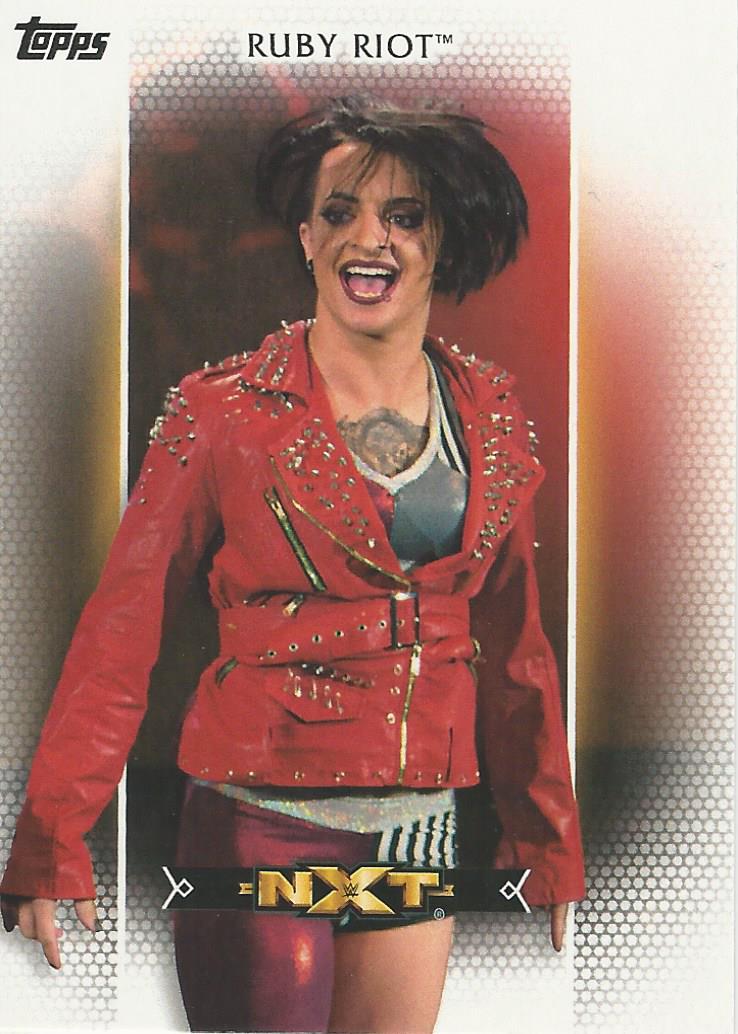 WWE Topps Women Division 2017 Ruby Riot R11 trading card PW Catalog