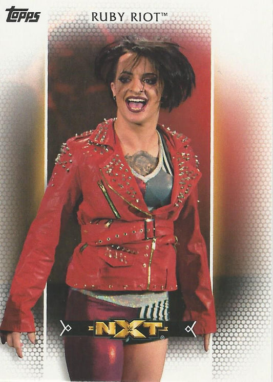 WWE Topps Women Division 2017 Ruby Riot R11 trading card PW Catalog