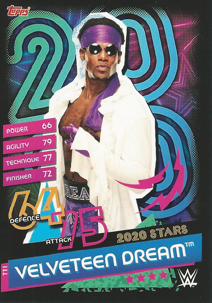 WWE Topps Slam Attax Reloaded 2020 Velveteen Dream T11 trading card PW Catalog