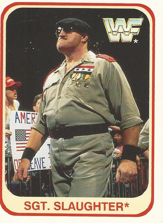WWF Merlin 1991 Sgt Slaughter #11