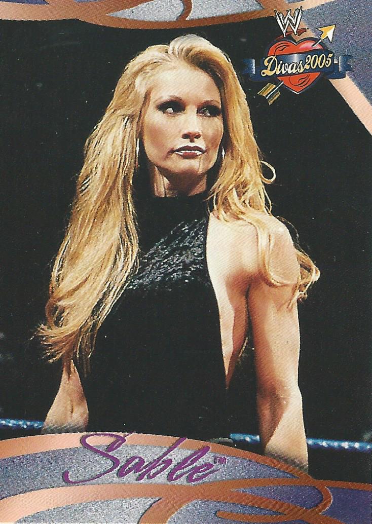 WWE Fleer Divas 2005 Sable #11