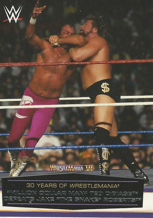 WWE Topps Road to Wrestlemania 2014 Million Dollar Man Ted Dibiase 11 of 60 trading card PW Catalog