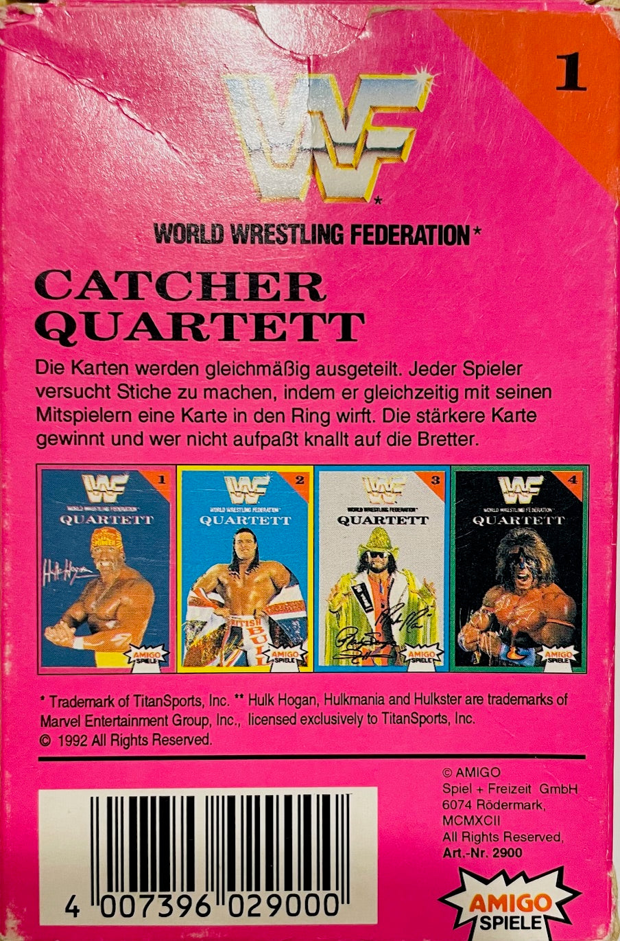 WWF Quartett Card Game 1992 Hulk Hogan