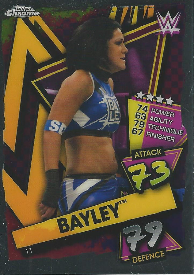 WWE Topps Slam Attax Chrome 2021 Bayley #11