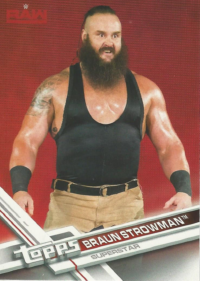 WWE Topps Then Now Forever 2017 Braun Strowman #111