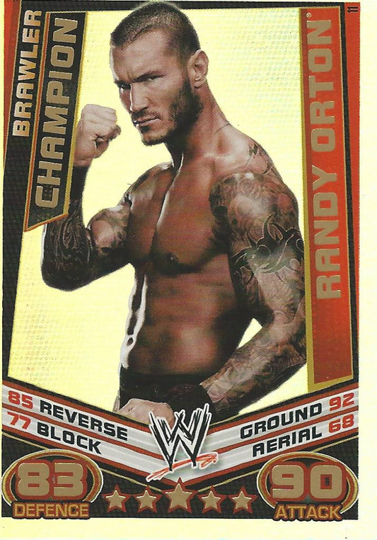 WWE Topps Slam Attax Rebellion 2012 Randy Orton Champion #11