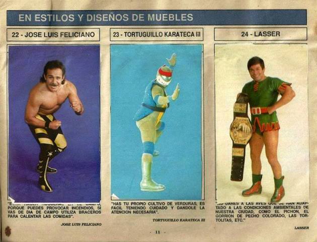Super Album de Luchas Stickers Album 1991 From Mexico Stickers Album PW Catalog