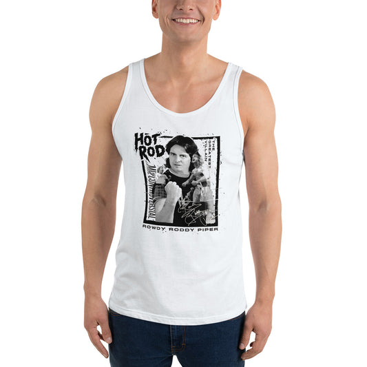 Roddy Piper "Hot Rod Photo" Unisex Tank Top Tank Top PW Catalog