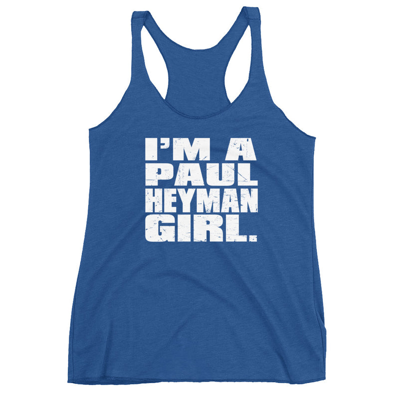 Paul Heyman "I'm a Paul Heyman Girl" Women's Racerback Tank Top