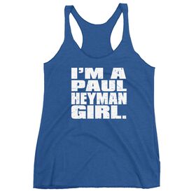 Paul Heyman "I'm a Paul Heyman Girl" Women's Racerback Tank Top