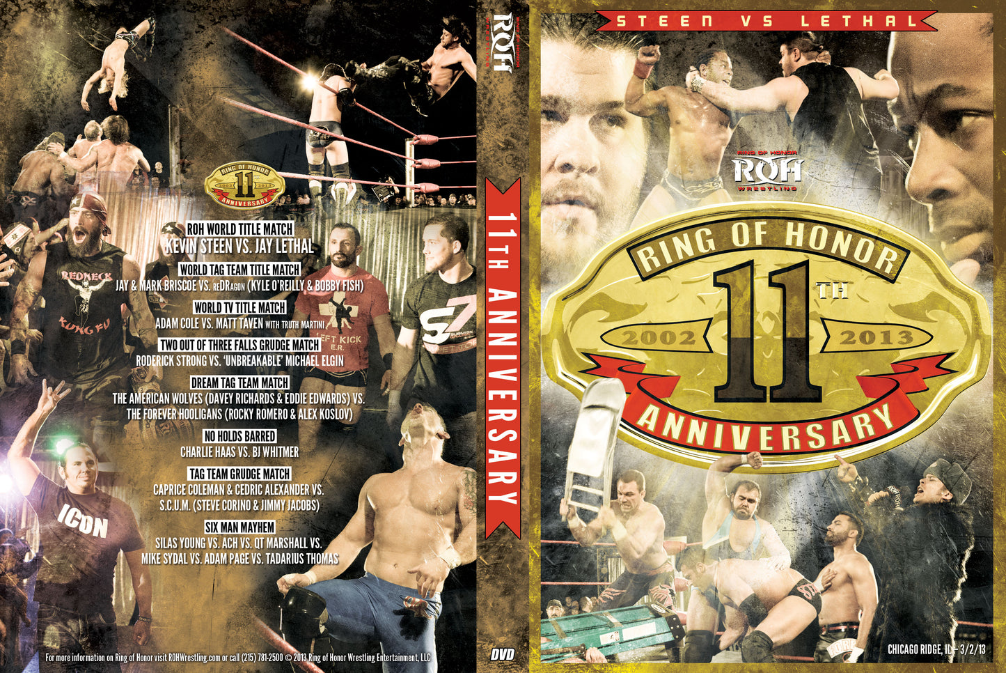 11th Anniversary- Chicago Ridge, IL 3/2/13 (DVD)