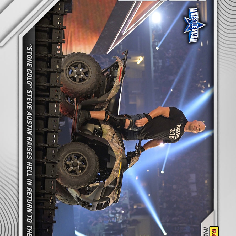 “Stone Cold” Steve Austin – “Stone Cold” Steve Austin Raises Hell in Return to the Ring trading card PW Catalog