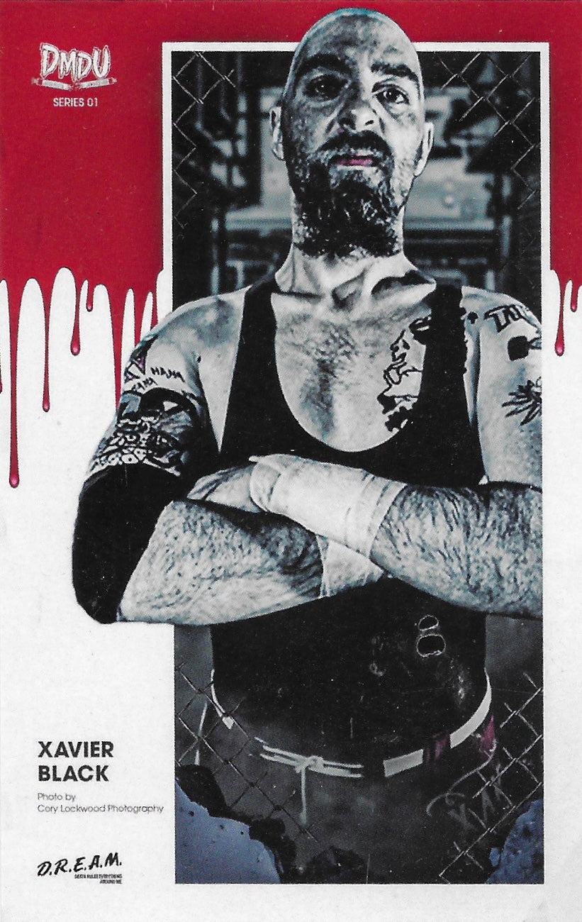 Xavier Black trading card PW Catalog