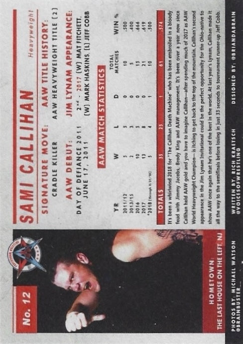 “The Draw” Sami Callihan