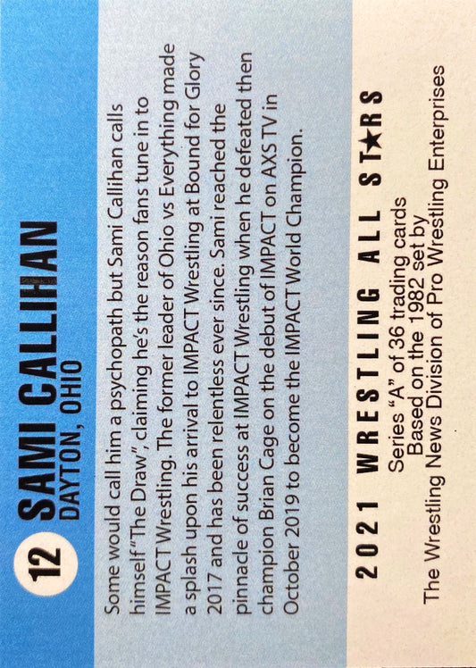 Sami Callihan trading card PW Catalog