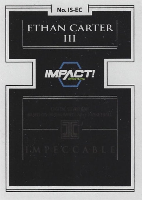 Impact Wrestling – Ethan Carter III trading card PW Catalog