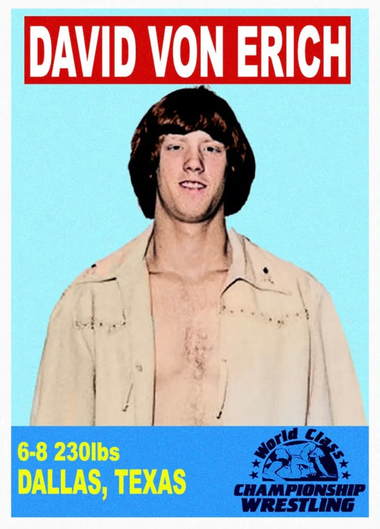 David VON Erich trading card PW Catalog