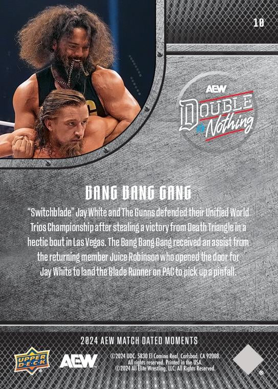 Bang Bang Gang – Juice Robinson Returns to AID the Bang Bang Gang in ITS Trios Title Defense Versus Death Triangle