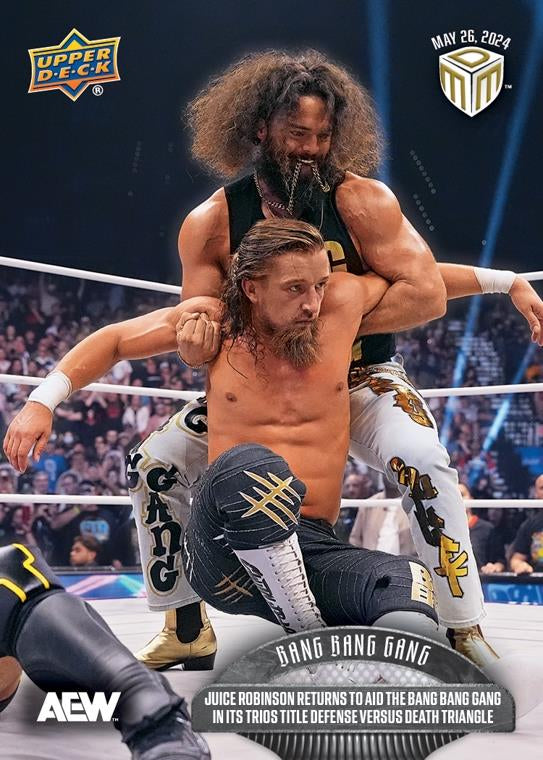 Bang Bang Gang – Juice Robinson Returns to AID the Bang Bang Gang in ITS Trios Title Defense Versus Death Triangle