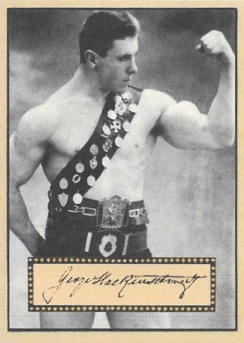 George Hackenschmidt trading card PW Catalog
