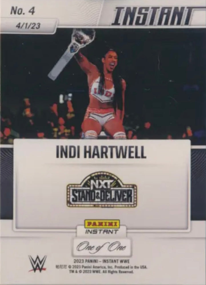 Indi Hartwell – and NEW… NXT Women’s Champion